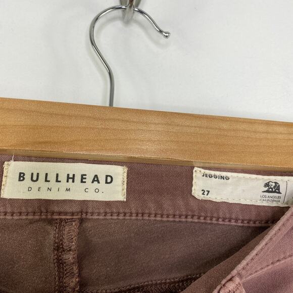 Pacsun Bullhead Brown Zip Fly Stretch Skinny Jean Jeggings Women's Size 27 - Picture 5 of 6